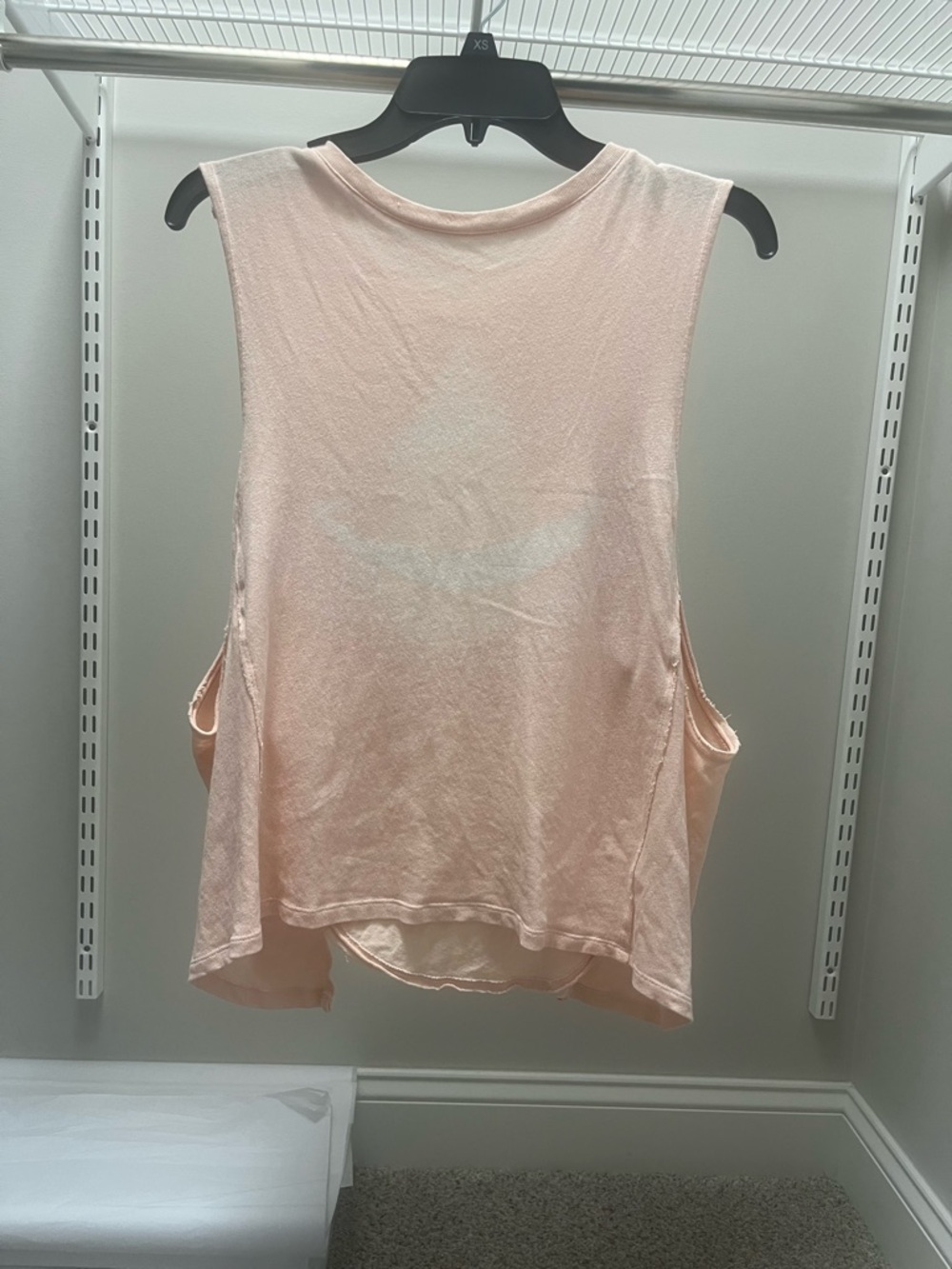 Free People Pale Pink Muscle Tank
